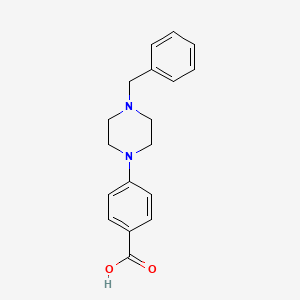 molecular formula C18H20N2O2 B1608811 4-(4-benzylpiperazin-1-yl)benzoic Acid CAS No. 94038-26-3