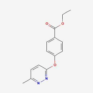 Ethyl 4-[(6-methyl-3-pyridazinyl)oxy]benzoate