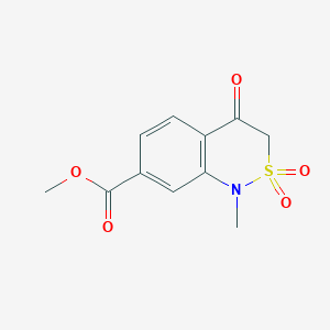 Methyl 1-methyl-2,2,4-trioxo-1,2,3,4-tetrahydro-2,1-benzothiazine-7-carboxylate