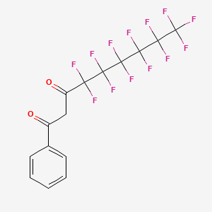 4,4,5,5,6,6,7,7,8,8,9,9,9-Tridecafluoro-1-phenylnonane-1,3-dione