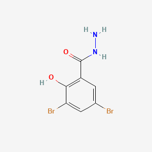 molecular formula C7H6Br2N2O2 B1608822 3,5-Dibromosalicylhydrazide CAS No. 46155-70-8