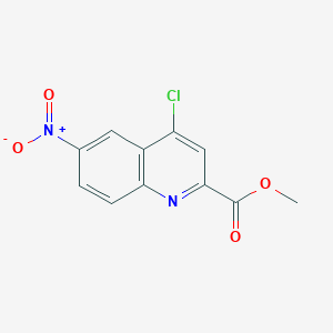 B1608829 Methyl 4-chloro-6-nitroquinoline-2-carboxylate CAS No. 259196-22-0