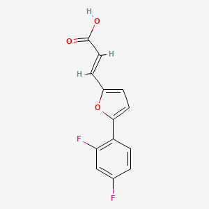 3-[5-(2,4-Difluorophenyl)-2-furyl]acrylic acid