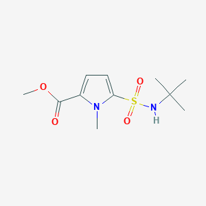 methyl 5-[(tert-butylamino)sulfonyl]-1-methyl-1H-pyrrole-2-carboxylate