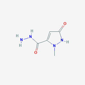 3-hydroxy-1-methyl-1H-pyrazole-5-carbohydrazide