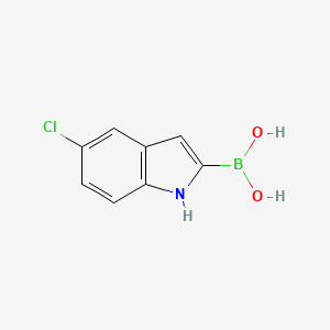 molecular formula C8H7BClNO2 B1608845 5-Chloro-1H-indole-2-boronic acid CAS No. 282528-62-5