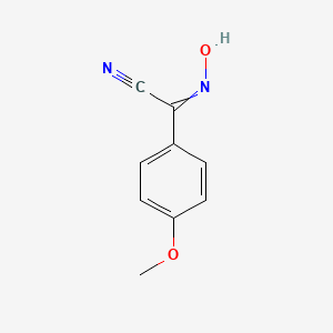 molecular formula C9H8N2O2 B1608847 2-Hydroxyimino-2-(4-methoxyphenyl)acetonitrile CAS No. 76104-14-8