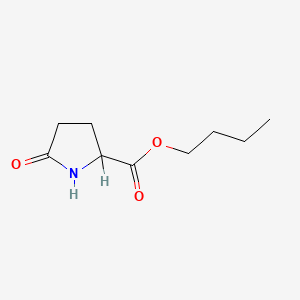 molecular formula C9H15NO3 B1608849 Butyl 5-oxopyrrolidine-2-carboxylate CAS No. 61450-21-3