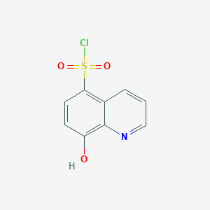 molecular formula C9H6ClNO3S B1608850 8-羟基喹啉-5-磺酰氯 CAS No. 64641-92-5