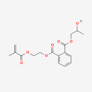 molecular formula C17H20O7 B1608851 2-羟丙基 2-(甲基丙烯酰氧基)乙基邻苯二甲酸酯 CAS No. 68406-95-1