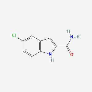 molecular formula C9H7ClN2O B1608859 5-氯-1H-吲哚-2-甲酰胺 CAS No. 21109-01-3