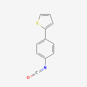 molecular formula C11H7NOS B1608862 2-(4-Isocyanatophenyl)thiophene CAS No. 852180-40-6