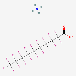 molecular formula C10H4F19NO2 B1608864 Ammonium nonadecafluorodecanoate CAS No. 3108-42-7