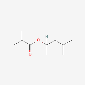 molecular formula C10H18O2 B1608876 4-Methylpent-4-en-2-yl 2-methylpropanoate CAS No. 80118-06-5