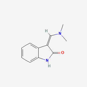 molecular formula C11H12N2O B1608881 (3Z)-3-[(dimethylamino)methylene]-1,3-dihydro-2H-indol-2-one CAS No. 141210-63-1