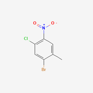 molecular formula C7H5BrClNO2 B1608888 2-Bromo-4-chloro-5-nitrotoluene CAS No. 40371-64-0
