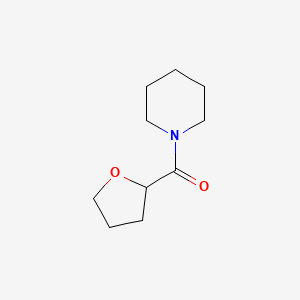 molecular formula C10H17NO2 B1608895 1-[(Tetrahydro-2-furyl)carbonyl]piperidine CAS No. 452351-77-8