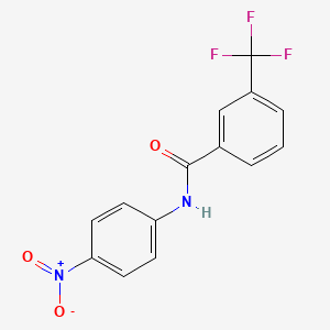 molecular formula C14H9F3N2O3 B1608897 N-(4-nitrophenyl)-3-(trifluoromethyl)benzamide CAS No. 441053-37-8