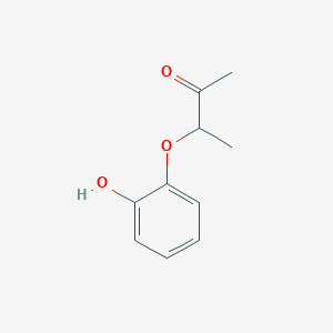 molecular formula C10H12O3 B1608900 3-(2-Hydroxyphenoxy)butan-2-one CAS No. 91061-42-6