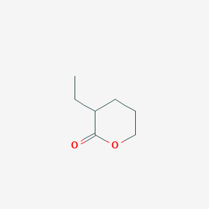 molecular formula C7H12O2 B1608901 2H-Pyran-2-one, 3-ethyltetrahydro- CAS No. 32821-68-4