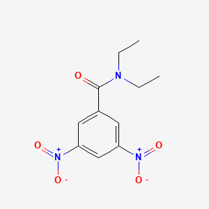molecular formula C11H13N3O5 B1608904 N,N-diethyl-3,5-dinitrobenzamide CAS No. 2782-38-9