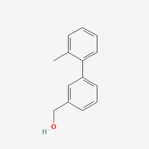 molecular formula C14H14O B1608917 (2'-Methyl-[1,1'-biphenyl]-3-yl)methanol CAS No. 76350-85-1
