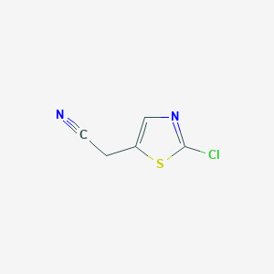 molecular formula C5H3ClN2S B1608918 2-(2-氯噻唑-5-基)乙腈 CAS No. 865660-15-7