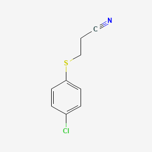 3-[(4-Chlorophenyl)sulfanyl]propanenitrile