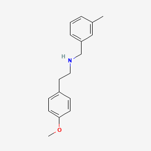 molecular formula C17H21NO B1608924 2-(4-methoxyphenyl)-N-(3-methylbenzyl)ethanamine CAS No. 355381-73-6