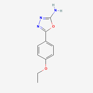 B1608929 5-(4-Ethoxy-phenyl)-[1,3,4]oxadiazol-2-ylamine CAS No. 90840-51-0