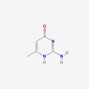 molecular formula C5H7N3O B160893 2-Amino-4-hydroxy-6-methylpyrimidine CAS No. 3977-29-5