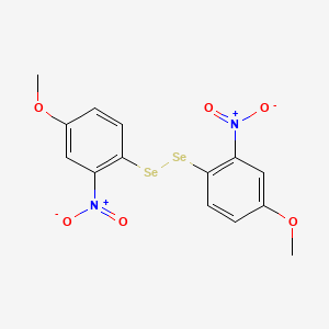 molecular formula C14H12N2O6Se2 B1608936 Bis(4-methoxy-2-nitrophenyl)diselenide CAS No. 35350-45-9