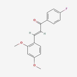 molecular formula C17H15FO3 B1608937 2,4-Dimethoxy-4'-fluorochalcone CAS No. 336101-27-0