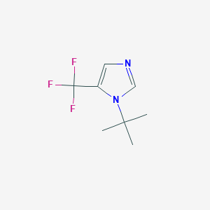 molecular formula C8H11F3N2 B1608939 1-Tert-butyl-5-(trifluoromethyl)imidazole CAS No. 234450-32-9