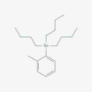 molecular formula C19H34Sn B1608940 Tributyl(2-methylphenyl)stannane CAS No. 68971-87-9