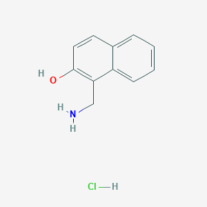 molecular formula C11H12ClNO B1608944 1-(aminomethyl)naphthalen-2-ol Hydrochloride CAS No. 7523-34-4