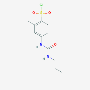 B1608946 4-(3-Butylureido)-2-methylbenzenesulfonylchloride CAS No. 678185-73-4