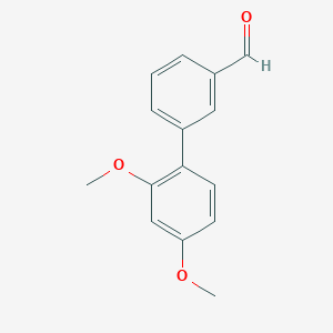 molecular formula C15H14O3 B1608948 3-(2,4-Dimethoxyphenyl)benzaldehyde CAS No. 728919-18-4