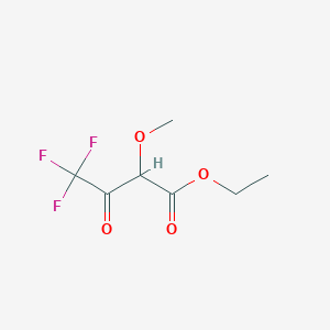 molecular formula C7H9F3O4 B1608949 Ethyl 4,4,4-trifluoro-2-methoxy-3-oxobutanoate CAS No. 75631-71-9