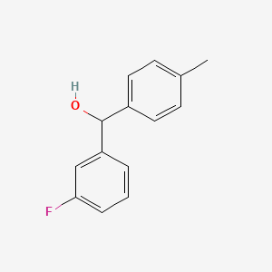 molecular formula C14H13FO B1608952 3-Fluoro-4'-methylbenzhydrol CAS No. 38158-76-8