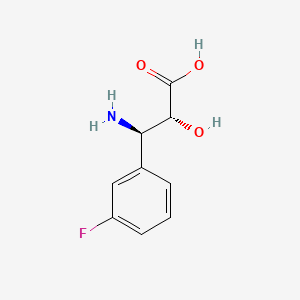 (2R,3R)-3-amino-3-(3-fluorophenyl)-2-hydroxypropanoic acid