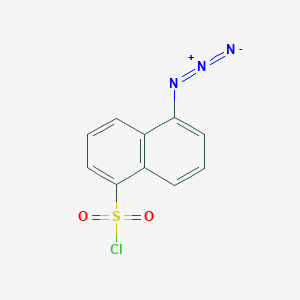 molecular formula C10H6ClN3O2S B1608965 5-叠氮萘-1-磺酰氯 CAS No. 73936-73-9
