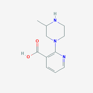 molecular formula C11H15N3O2 B1608971 2-(3-methylpiperazin-1-yl)pyridine-3-carboxylic Acid CAS No. 889957-87-3