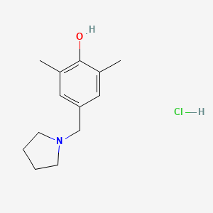 molecular formula C13H20ClNO B1608972 2,6-dimethyl-4-(pyrrolidin-1-ylmethyl)phenol Hydrochloride CAS No. 218796-04-4