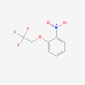 molecular formula C8H6F3NO3 B1608974 1-Nitro-2-(2,2,2-trifluoroethoxy)benzene CAS No. 87014-28-6