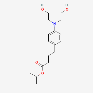 Isopropyl 4-[4-[N,N-bis(2-hydroxyethyl)amino]phenyl]butyrate