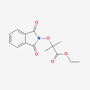 Ethyl 2-((1,3-dihydro-1,3-dioxo-2H-isoindol-2-yl)oxy)-2-methylpropionate