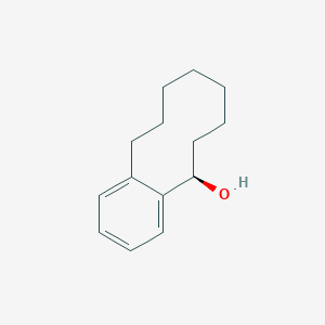 molecular formula C14H20O B160899 1,2-Benzocyclodecen-3-ol CAS No. 127654-56-2