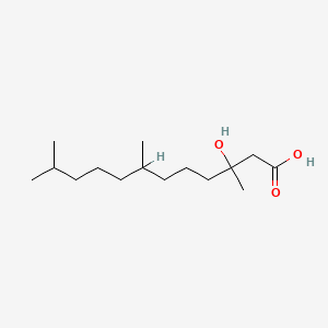 molecular formula C15H30O3 B1608992 Trethocanic acid CAS No. 7007-81-0