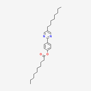4-(5-Octylpyrimidin-2-yl)phenyl decanoate